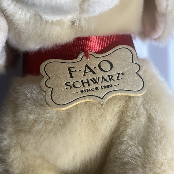 FAO SCHWARZ 10” Labrador Lab Golden Retriever Puppy Dog Plush Stuffed - Picture 3 of 9